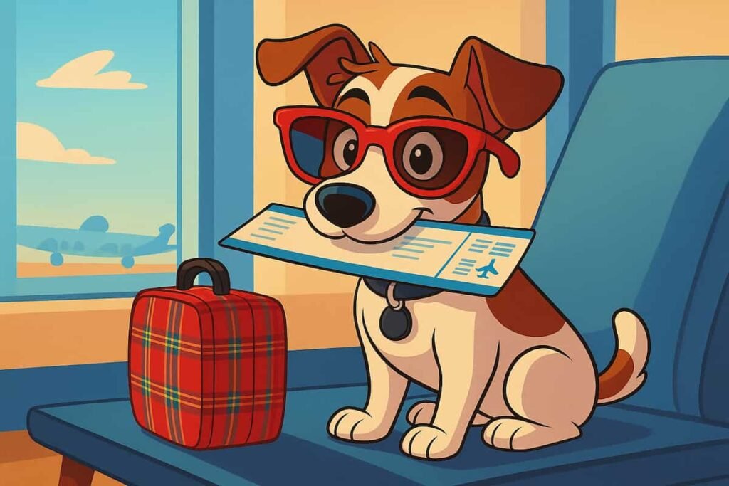 i cani salgono in cabina